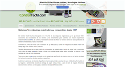 Desktop Screenshot of controltactil.com